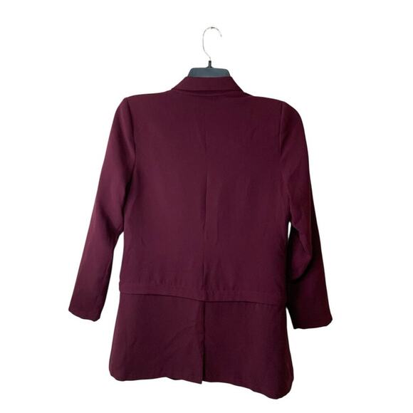 Justfab Blazer Women Medium Single Breast Notched Lapel Formal Casual Officewear - Picture 2 of 9